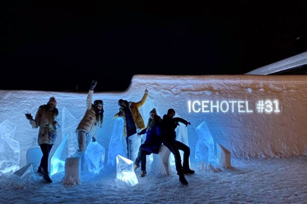 Ľadový hotel na severe Švédska